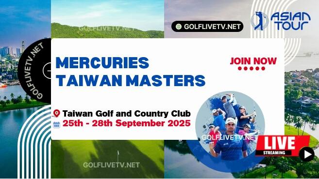 {Mercuries Taiwan Masters} Round 2 Golf Live Stream 2025 | Asian Tour