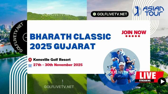 {Bharath Classic Gujarat} Round 1 Golf Live Stream 2025 | Asian Tour