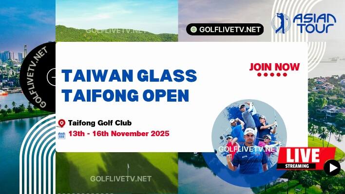 {Taiwan Glass Taifong Open} Round 2 Golf Live Stream 2025 | Asian Tour